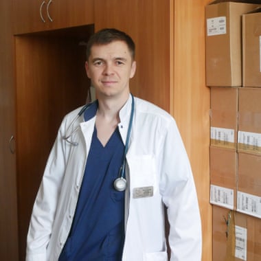 Dimitry Fedorenko, head of anaesthesiology at Mykolaiv hospital.