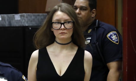 Anna Sorokin arrives in New York State Supreme Court, in New York, Wednesday, March 27, 2019. Sorokin is on trial on grand larceny and theft of services charges. (AP Photo/Richard Drew)