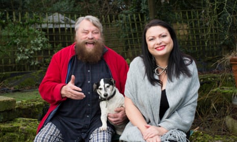 ‘Who better to shout than Brian Blessed!’ … father and daughter at Brian’s home in Surrey.