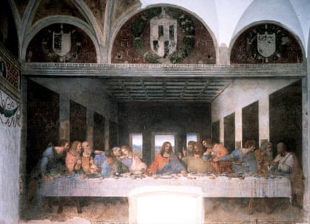 Leonardo da Vinci’s restored the Last Supper in Santa Maria delle Grazie cathedral in Milan.