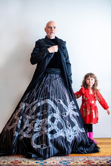 ‘When you start having kids, it’s like now you got to be the guy you wished your father was’ …Corgan with his daughter.