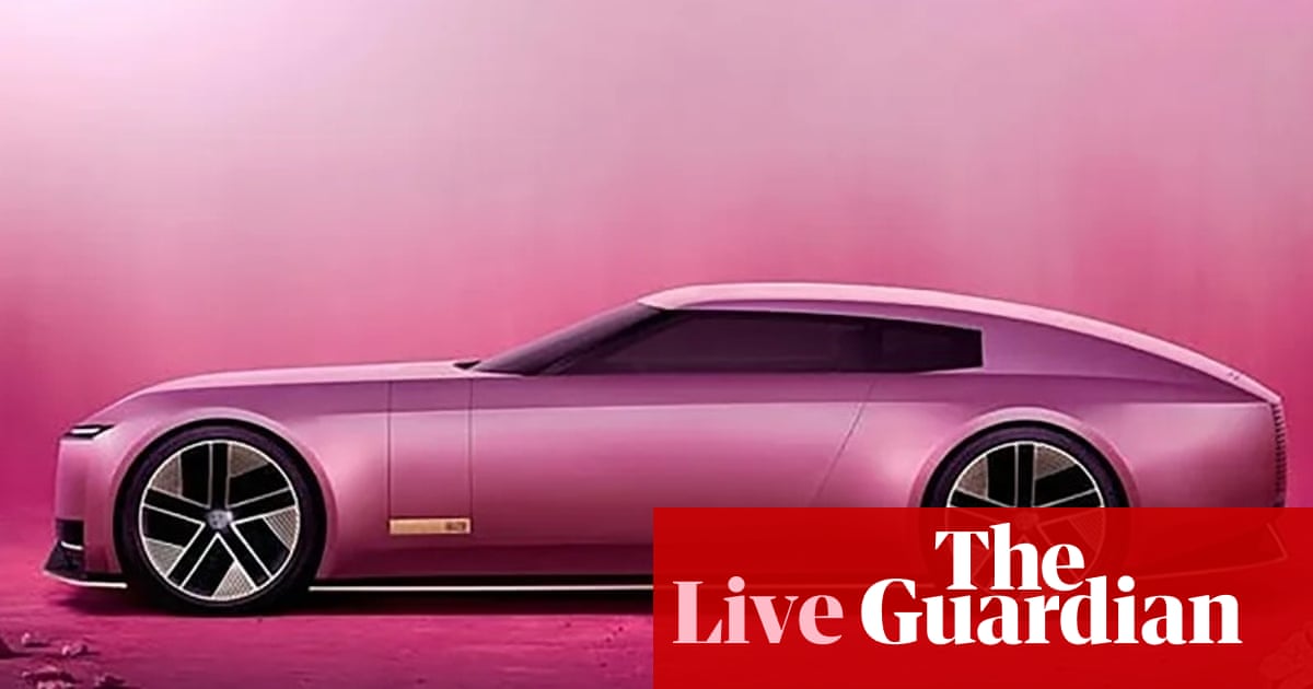 Jaguar boss defends rebrand after backlash over electric concept car - business live