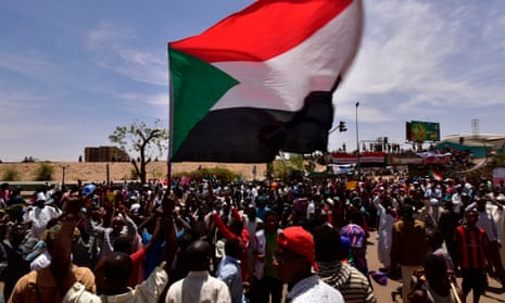 Demonstrators gather in the Sudanese capital Khartoum