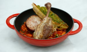 A dish of cassoulet from the Birnam Brasserie