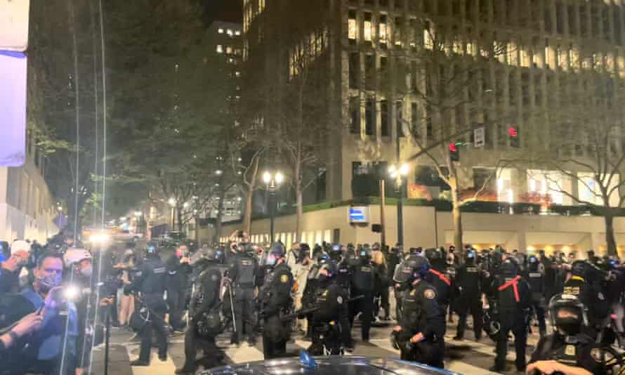 Portland Rioting Protests erupt in US cities over police violence as riot declared in ...