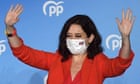 Madrid’s president revels in ‘wake-up call’ victory as left routed