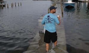 Flooding in North Miami, Florida.