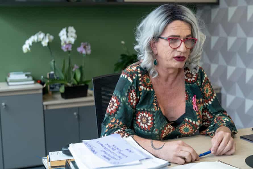 Brigitte Baptiste at her desk in Bogatá last month.