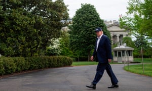 Trump at the White House earlier in May. The Trump campaign has been much more aggressive about slicing up and offering various groups for Trump supporters.