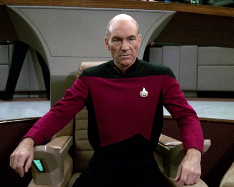 Patrick Stewart as Captain Jean-Luc Picard in Star Trek: The Next Generation