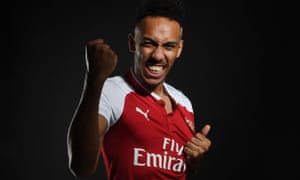 Arsenal have unveiled new signing Pierre-Emerick Aubameyang.