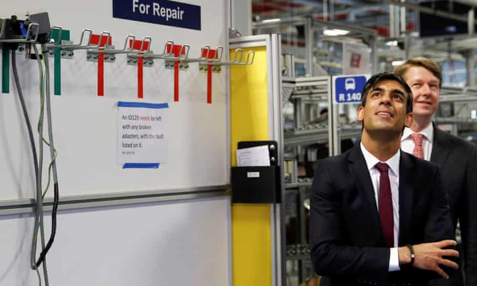 Rishi Sunak visits the Worcester Bosch factoryon 9 July.