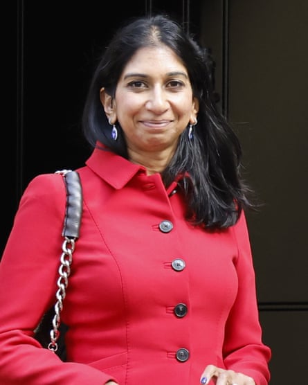 Britain’s new home secretary Suella Braverman.