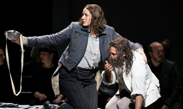 Lise Davidsen and Jonas Kaufmann in a February 2020 staging of Fidelio at the Royal Opera House