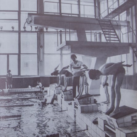 The swimming pool was used in advertising material to attract people to Pripyat in 1985.