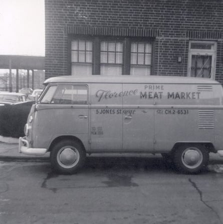 The 1963 VW van for which Jack Ubaldi traded the Dylan cover van, manufactured in 1961.