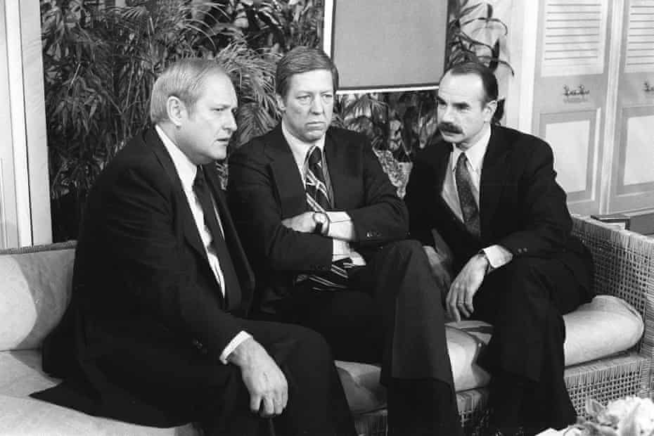 Liddy, right, appears on Good Morning America in 1980.