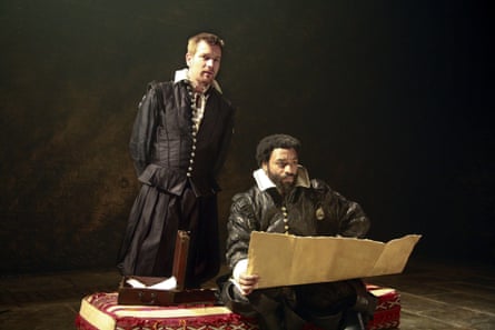 Ewan McGregor and Chiwetel Ejiofor at the Donmar Warehouse in London.