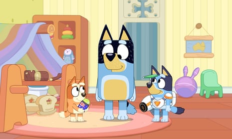 A still from Bluey episode Surprise