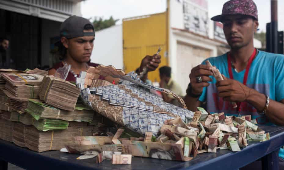 Some Venezuelans find a way to use devalued money that is now just paper.