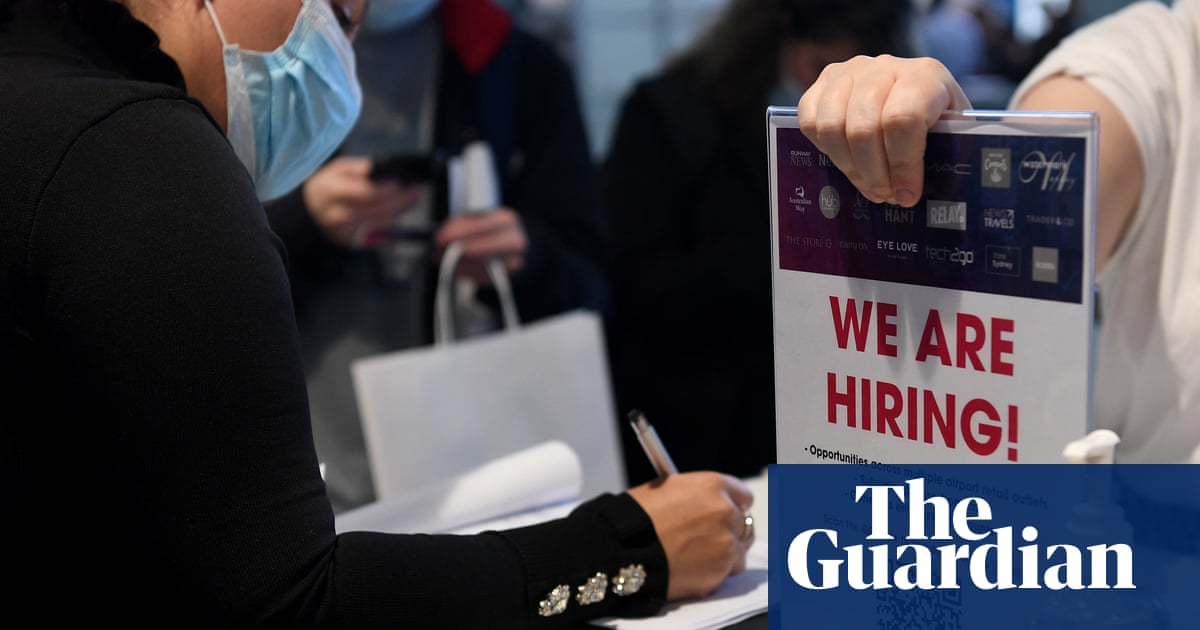 Donuts, tote bags and petrol vouchers: companies offer sweeteners to lure workers into airport jobs