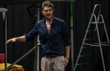 Shifting the narrative around his home town … Javaad Alipoor at rehearsals for Elmet.