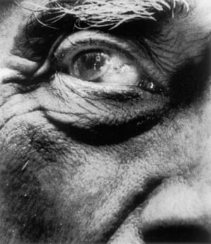Close-up of Georges Braques’ right eye