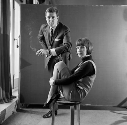 Mary Quant avec son mari, Alexander Plunket Greene, en 1963.