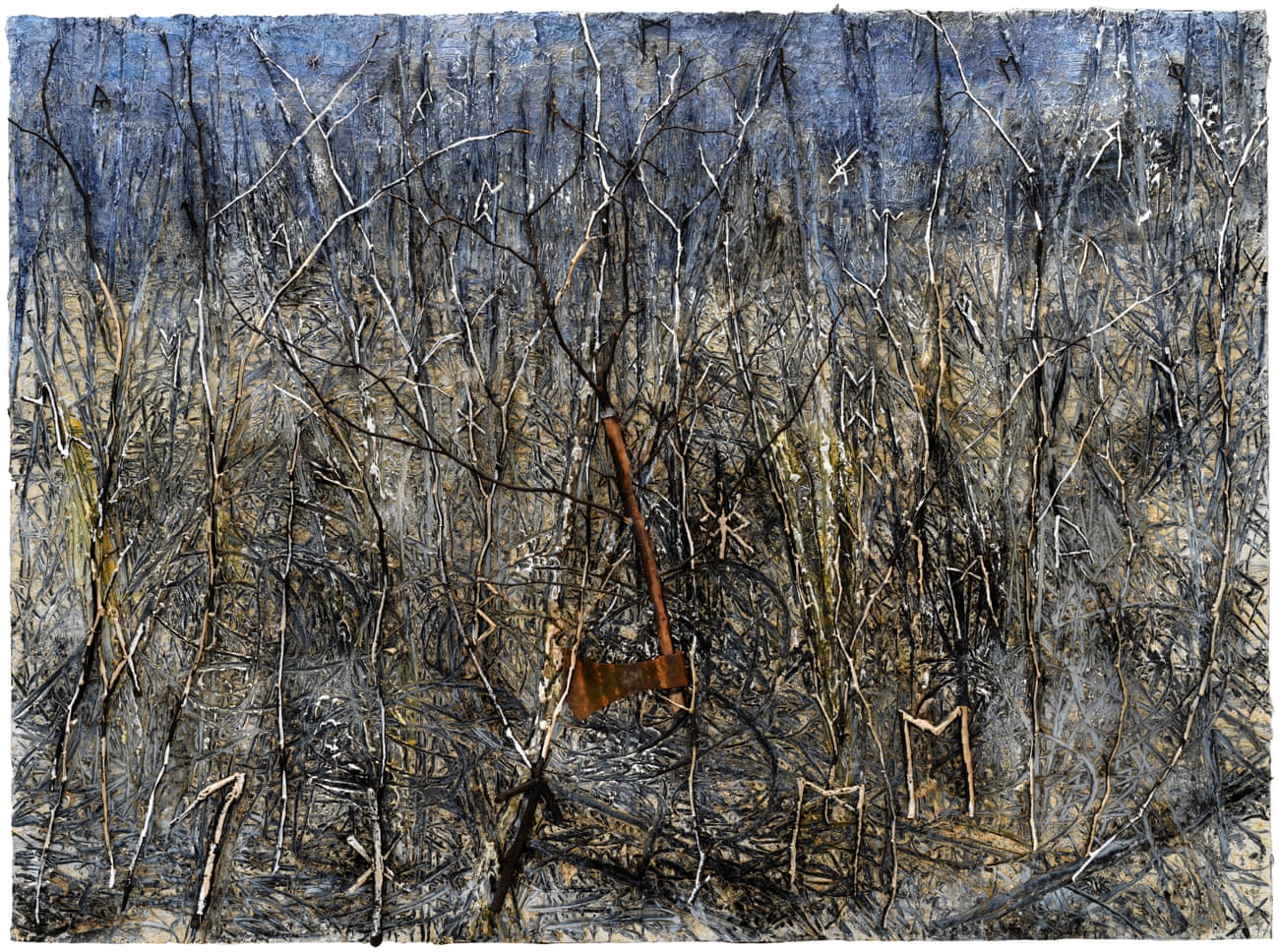 Anselm Kiefer from his series, Der Gordische Knoten.