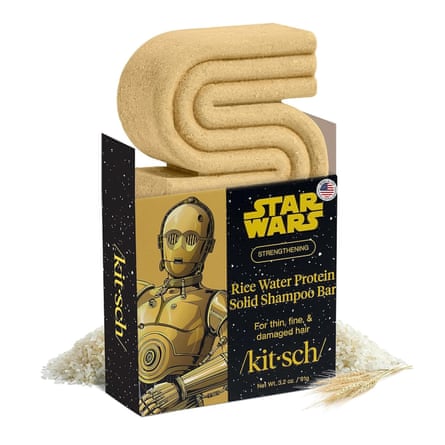 Kitsch Rice Water Shampoo Bar for Hair Growth x Star Wars C 3PO Design