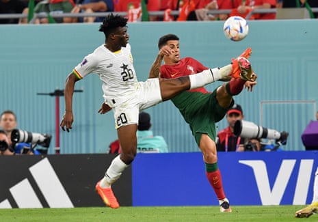 Mohammed Kudus goes to the book.