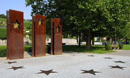 A monument to the Schengen agreement.