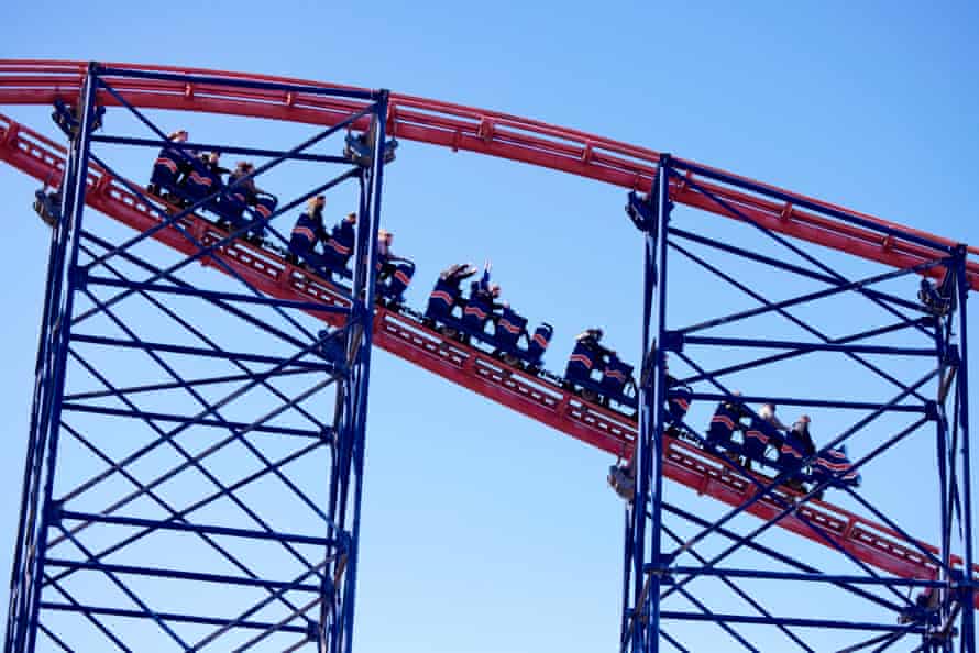 The Big One, in the middle of Blackpool Pleasure, is the tallest rollercoaster in the UK