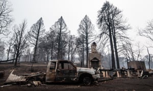 the burnt-out remains of the home Gary Henderson and Sara Tilling, which they lost in the bushfire that swept through Cobargo and surrounding areas on New Years Eve 2019.