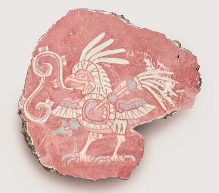Armed bird … a fragment from a bird mural.