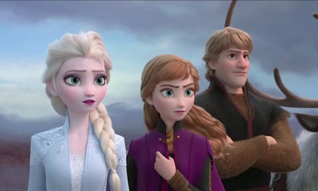 Elsa, Anna and Kristoff from Frozen II.