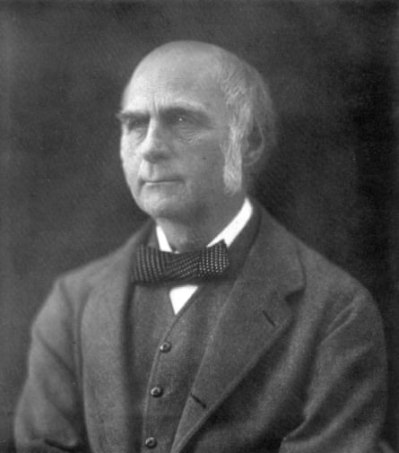 A photographic portrait of the scientist francis galton