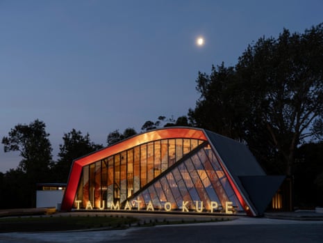 Te Taumata o Kupe, global indigenous learning centre by Toa Architects. For piece on Māori architecture, New Zealand