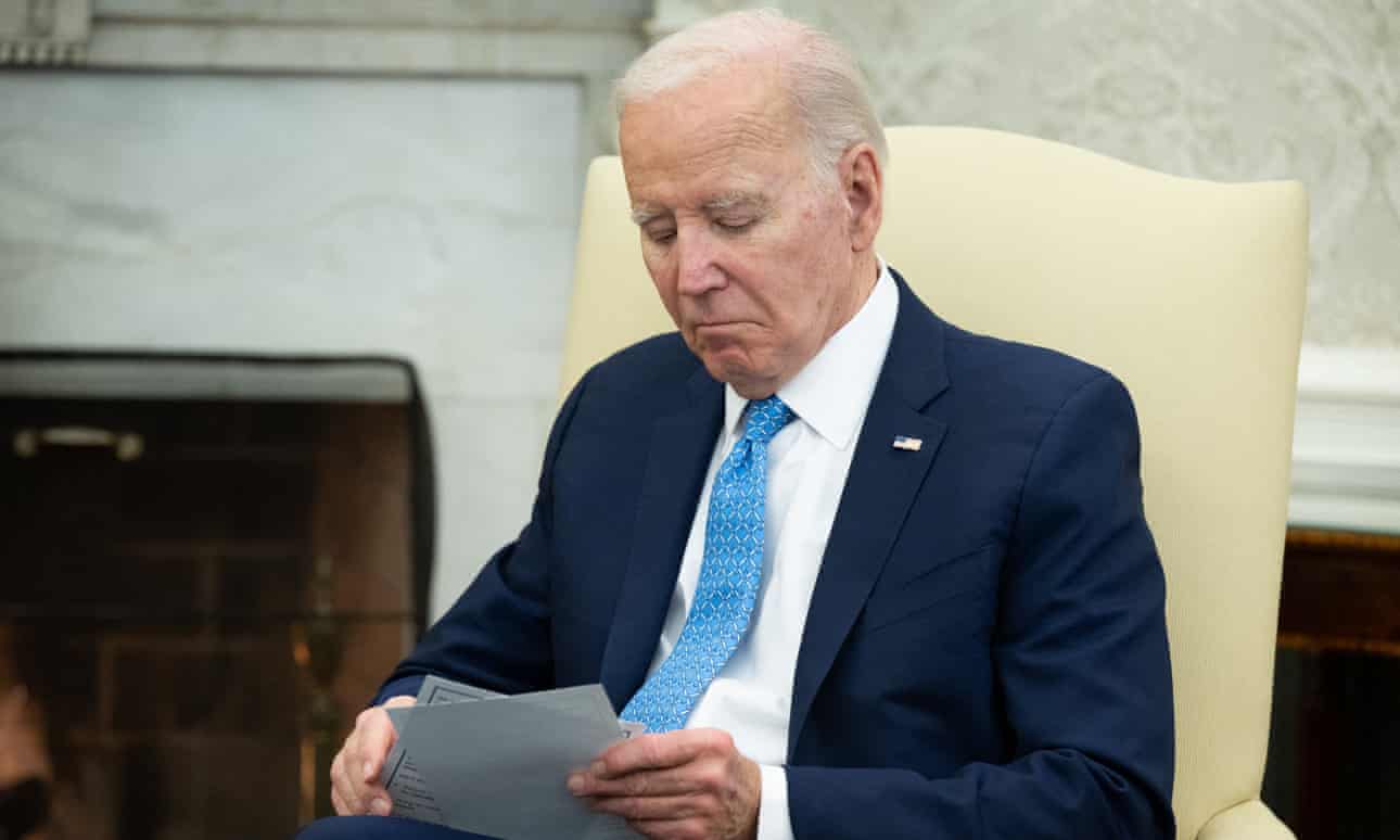 Joe Biden confunde Gaza con Ucrania en el anuncio de lanzamiento aéreo
