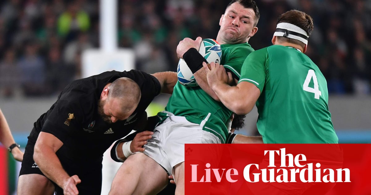 New Zealand v Ireland: Rugby World Cup 2019, quarter-final – live!