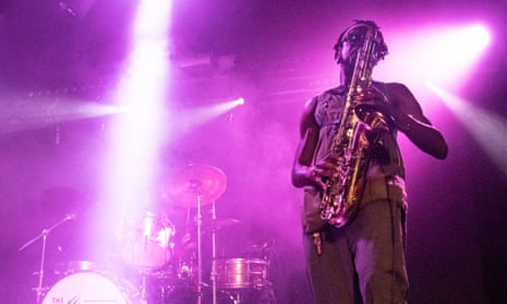 Shabaka Hutchings leads the Comet Is Coming at the Mill, Birmingham.