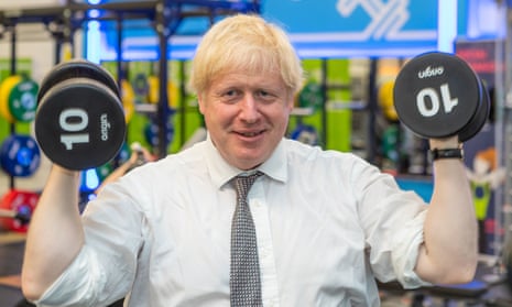 Boris Johnson in his South Ruislip constituency on 6 August.
