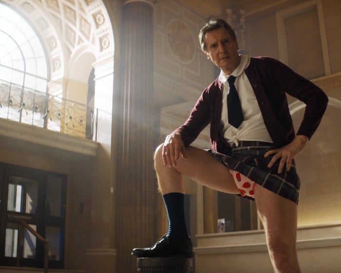 The Naked Gun review – Liam Neeson deadpans impeccably in outrageously amusing spoof reboot | Movies | The Guardian