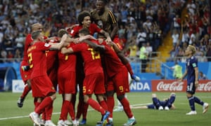 Image result for Belgium 3-2 Japan & the 23 best-ever FIFA World Cup games 2018
