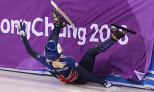 Elise Christie hits the ice in a dramatic final.