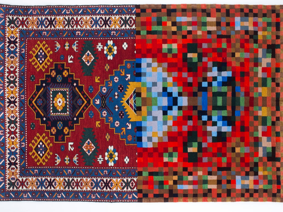 Magic carpets: the art of Faig Ahmed's melted and pixellated rugs | Art and design | The Guardian