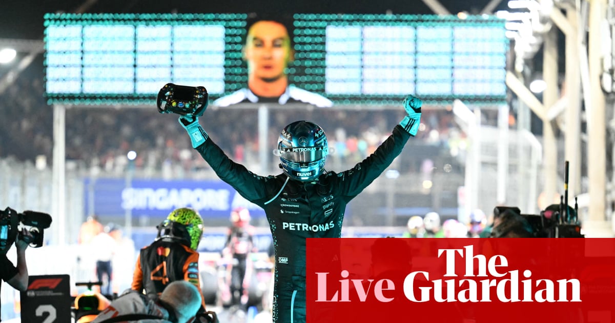 Singapore Grand Prix 2025: Russell wins as Verstappen holds off Norris to take second – live | Formula One 2025 Singapore Grand Prix 2025: Russell wins as Verstappen holds off Norris to take second – live | Formula One 2025