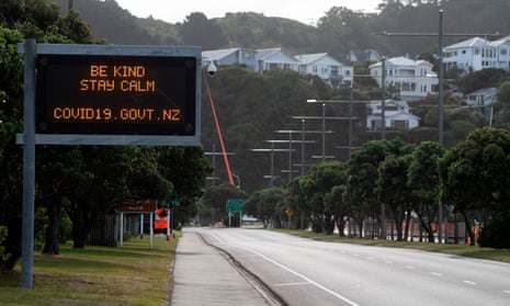 An empty road in Wellington, New Zealand, which is lifting some lockdown measures after crushing the coronavirus curve.