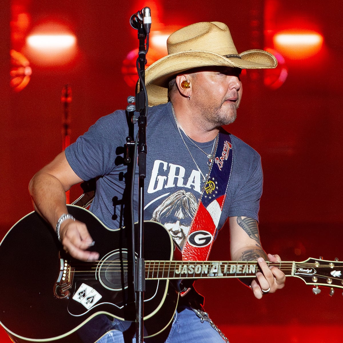 Jason Aldean's violence anthem sees 999% rise in streams amid controversy | Country | The Guardian