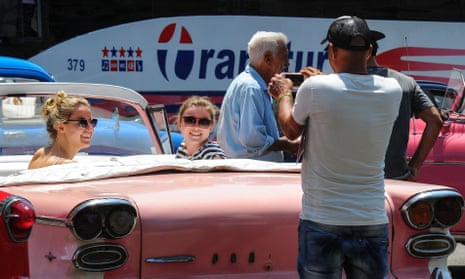 US tourist in Cuba